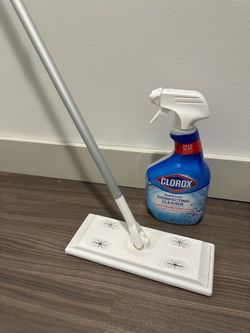Swiffer sweep and bathroom disinfectant