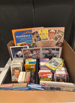 Treasure Box of old Baseball Cards