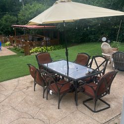 6 Piece Outdoor Patio Set
