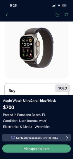$$340Apple Watch Ultra2 with box