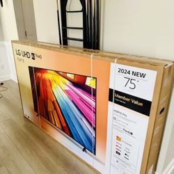 LG - 75” Class UT75 Series LED 4K UHD Smart webOS TV  Brand New In Box  Delivery Is Possible