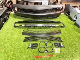Fit For 2015-23 Dodge Challenger  Front Bumper Cover & Grille Hellcat Style  ❌❌no lip NOTE NO BOTTOM LIP
