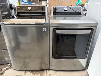 zLG WASHER AND GAS DRYER