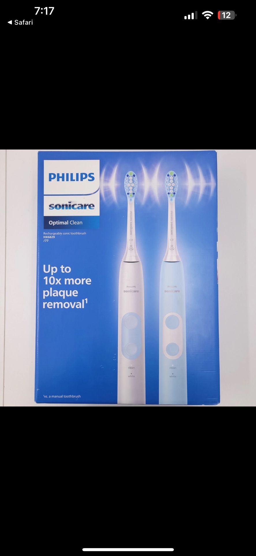 Philips Sonicare Electric Toothbrush