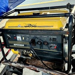 Hawkpower 5800/5000 W running generator in excellant condition