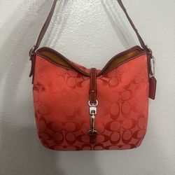 Coach Hampton clip bag