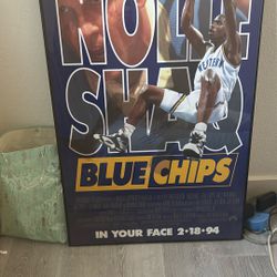 Shaquille O’Neal autographed poster