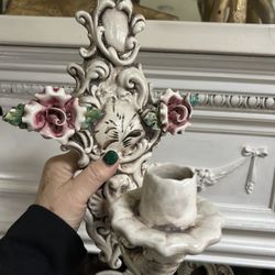 Vintage Capodimonte Sconce 