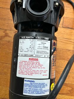 A.O. Smith Pool Pump Assembly - HyFlo Series 1000 (Model 317P460, 115V)