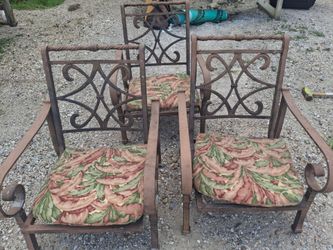 2 Aluminum Bouncing patio chairs