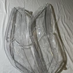 2 Pcs Clear Headlight Lens Cover Headlamp Lenses Left & Right Replacement for Honda Accord 2013-2015