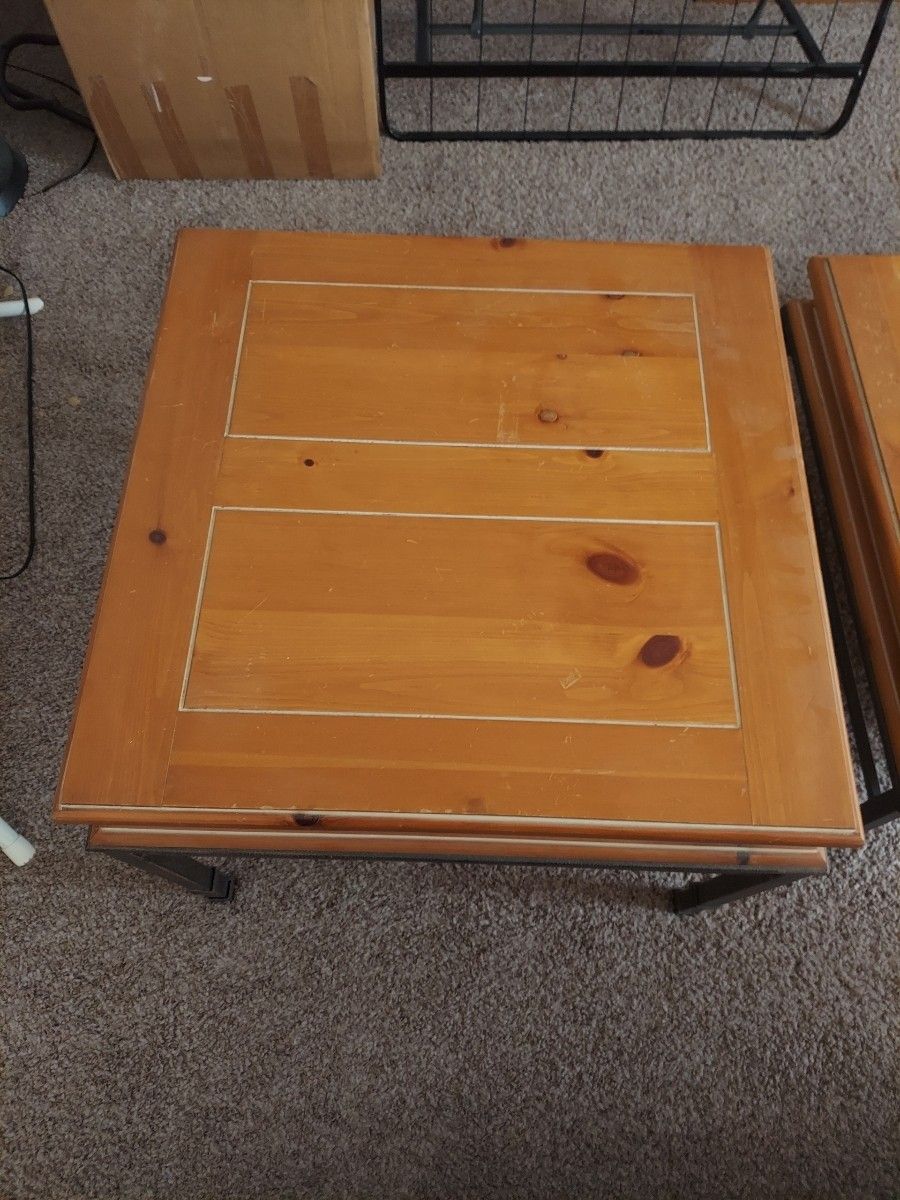 Coffee Table And 2 Side Tables 