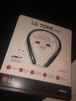 LG Tone style bluetooth headset