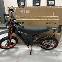 Tuittio Electric Dirt Bike 40mph! Finance For $150 Down Payment!!