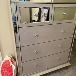 Bedroom Glass Dresser