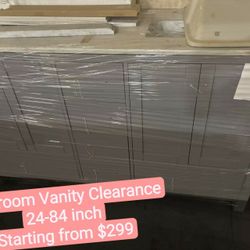 Bathroom Vanity Clearance,30-84 inch 9.111