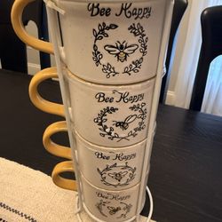 Be happy Coffee Mugs