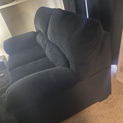Black Sofa And Love Seat