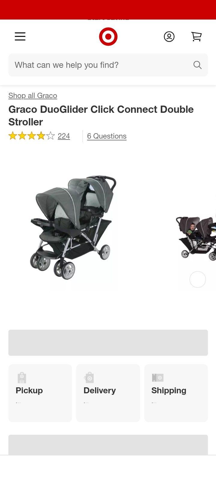 Graco Duoglider Double Stroller 