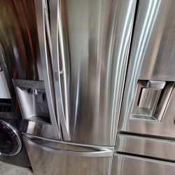 Refrigerator Stainless Steel Frenchdoor Kenmore Elite 