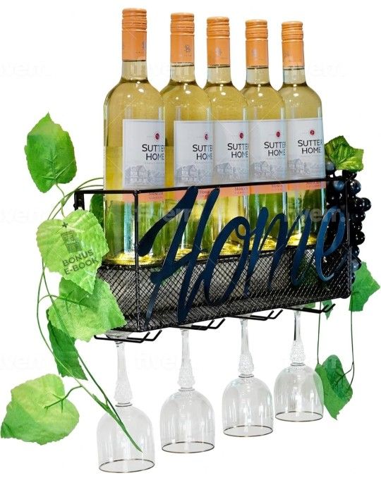 Wine And Glass Holder