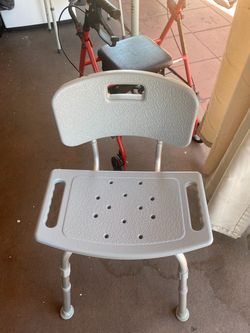 Shower Chair with Back and Handles