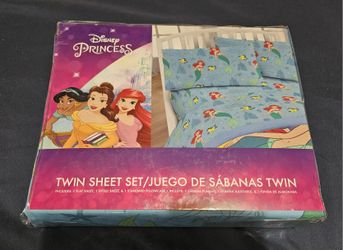 Disney Princess Twin Sheets Ariel and Flounder