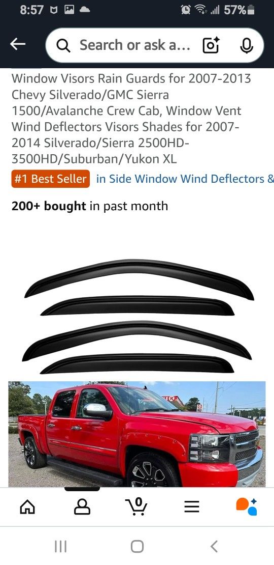 Window Visors Rian Guards 2007-2013