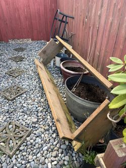 Planter Box And Trees
