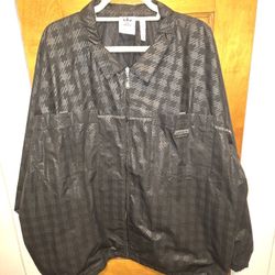 Adidas Men's 2XL Black Houndstooth Jacket
