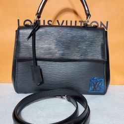 Authentic Louis Vuitton Epi Black Cluny PM