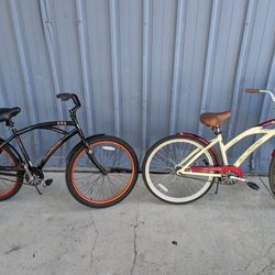 His And Her Matching Street Cruisers