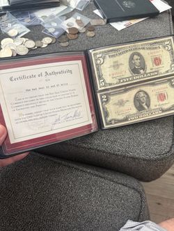 Red Seal Notes $2 and $5