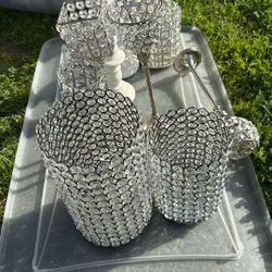 Crystal candleholders Price Varies