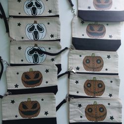Spooky Pumpkin Halloween Wristlets 