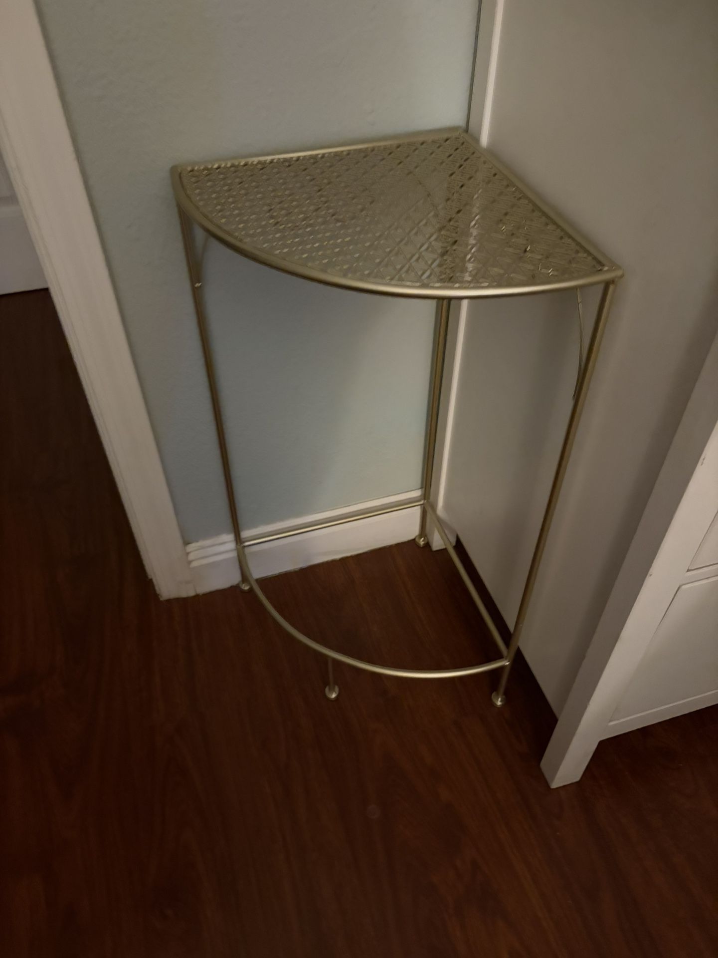 Gold Corner Shelf 