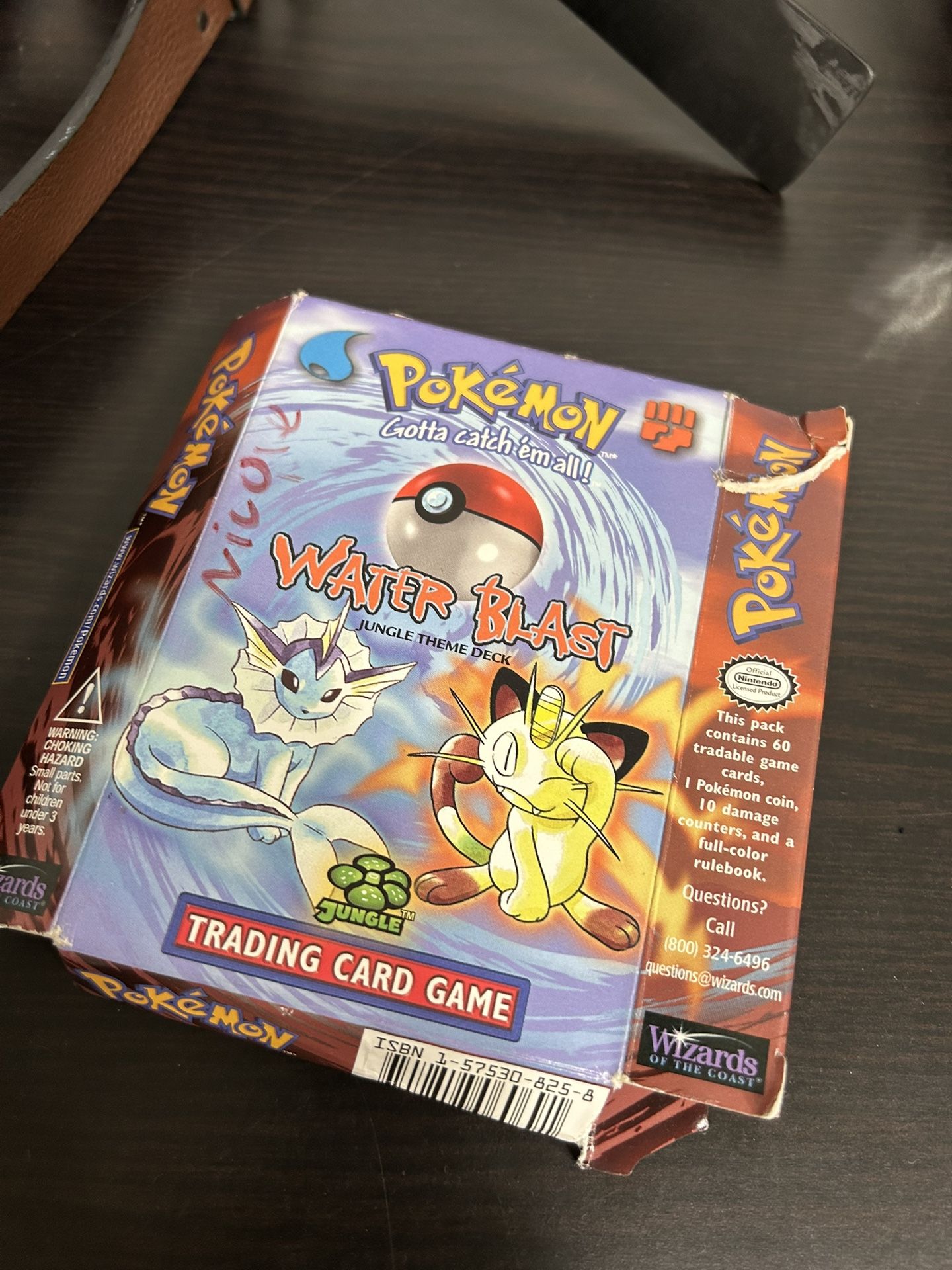 Pokémon Water blast Jungle Theme Deck
