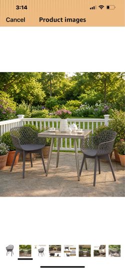 Patio chairs (4)