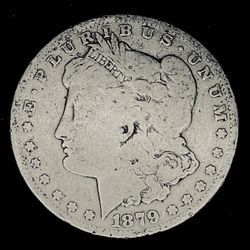 Rare 1879 Morgan Silver Dollar—90% Silver 