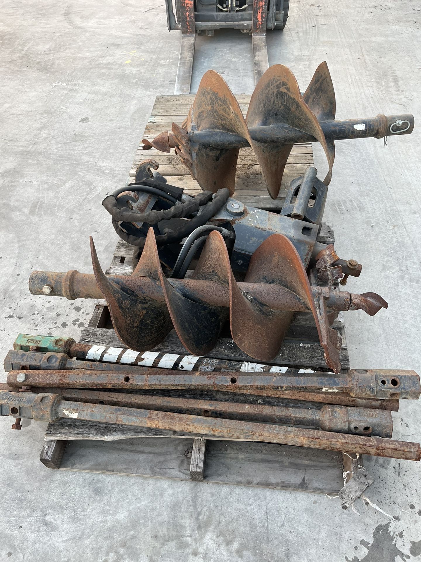 Excavator Auger Attachment