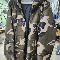 Camouflage Jarket Size Large