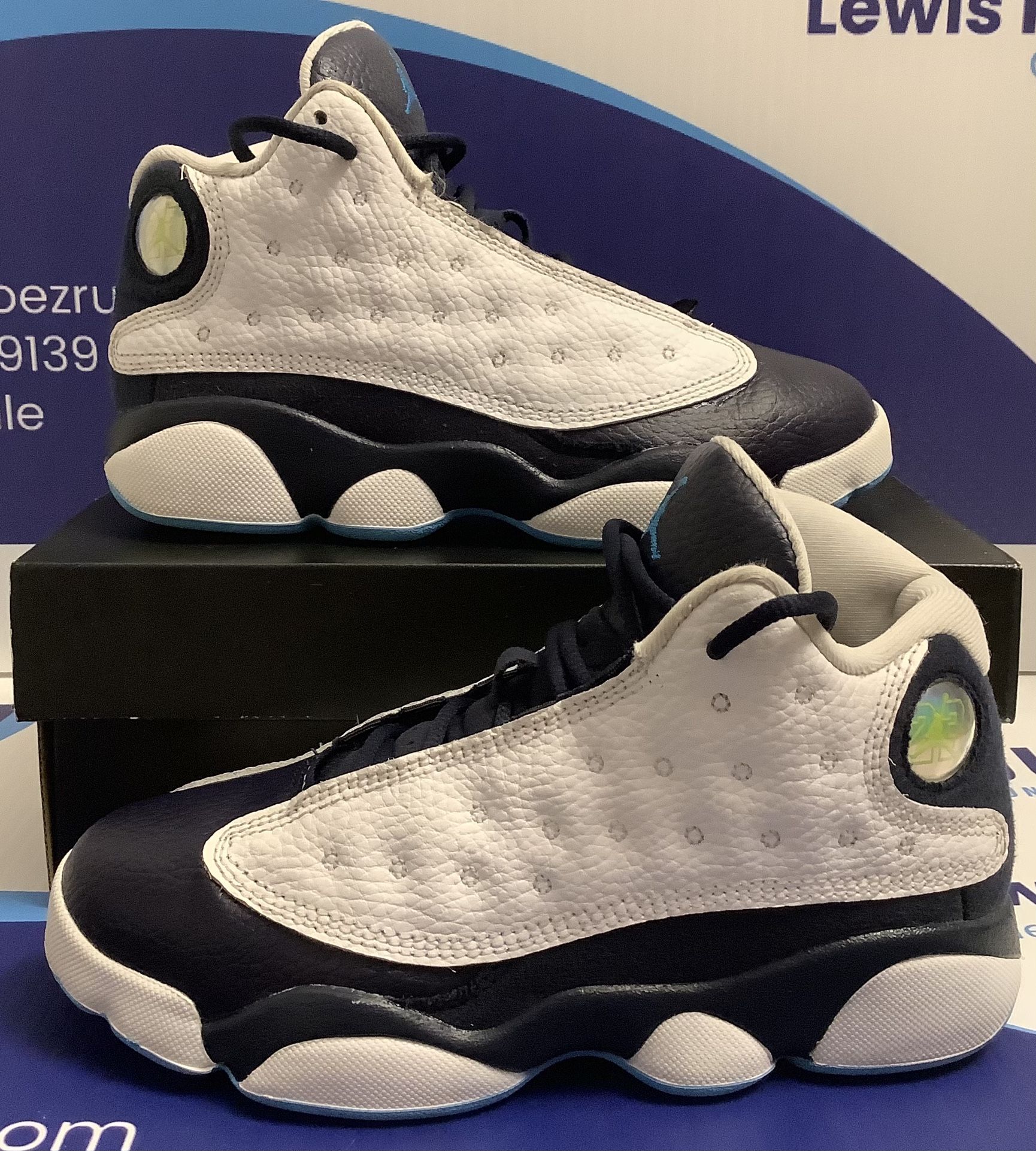 Air Jordan 13 Retro Obsidian Powder Blue White