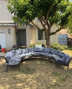 Curved patio furniture set outdoor patio furniture brand new patio sofa set 🆕🚛🚎🆕