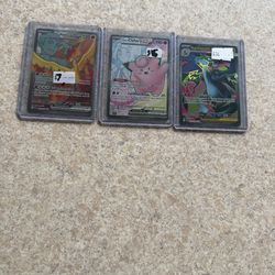 Pokemon 3 card full art lot