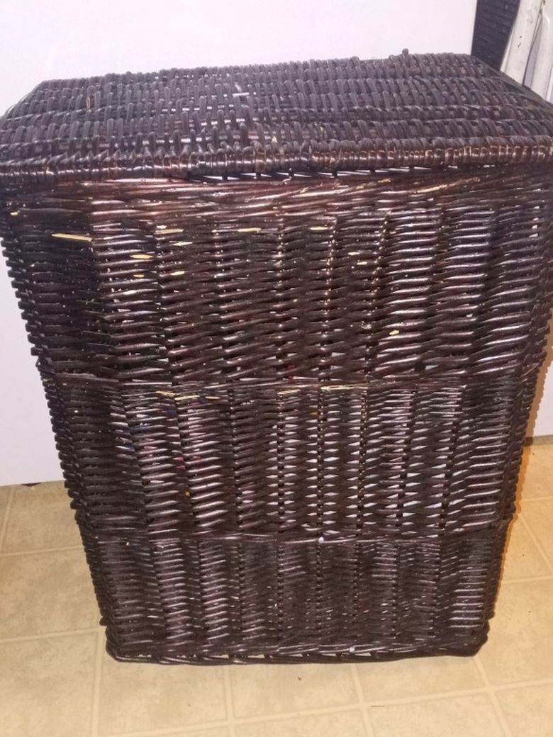 Wicker Laundry Basket