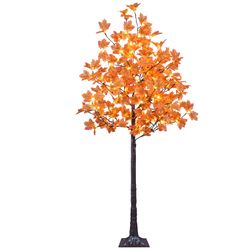 6 ft tall lighted maple tree