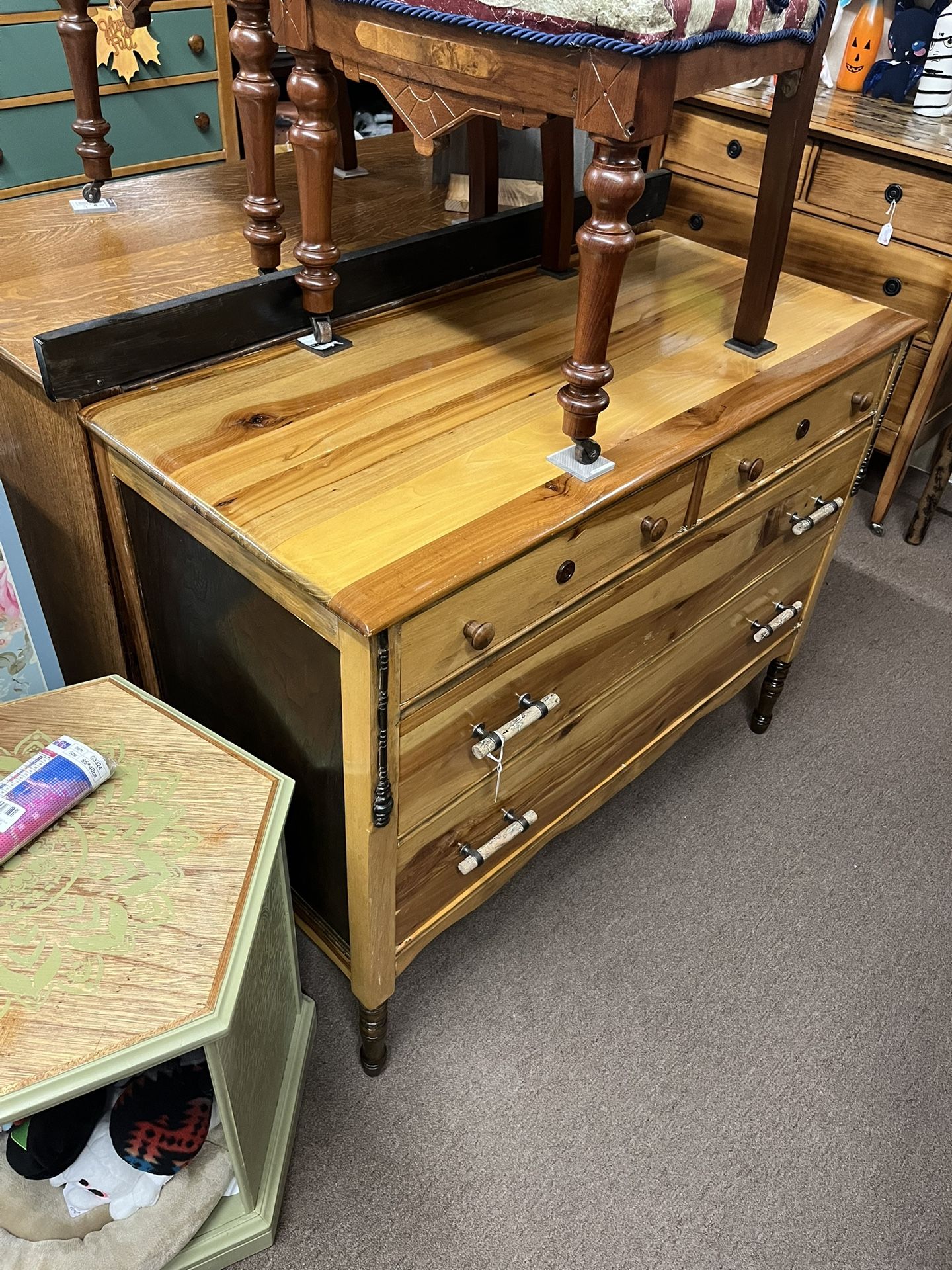 Antique 1919 Refurbished Dresser
