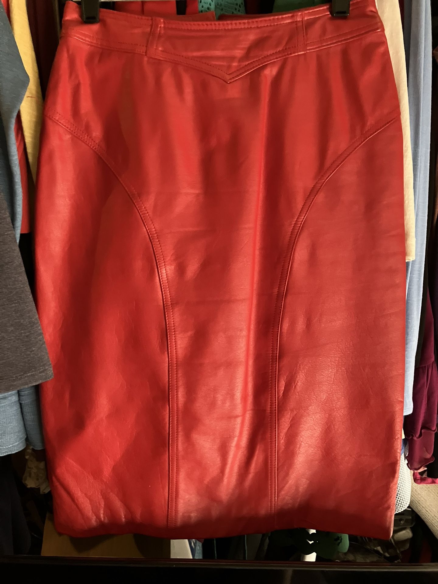 Pelle Cuir Leather Skirt