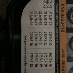 Autotrac Self Tightening Snow Chains - Truck & SUV Class S (PN# 0232410)