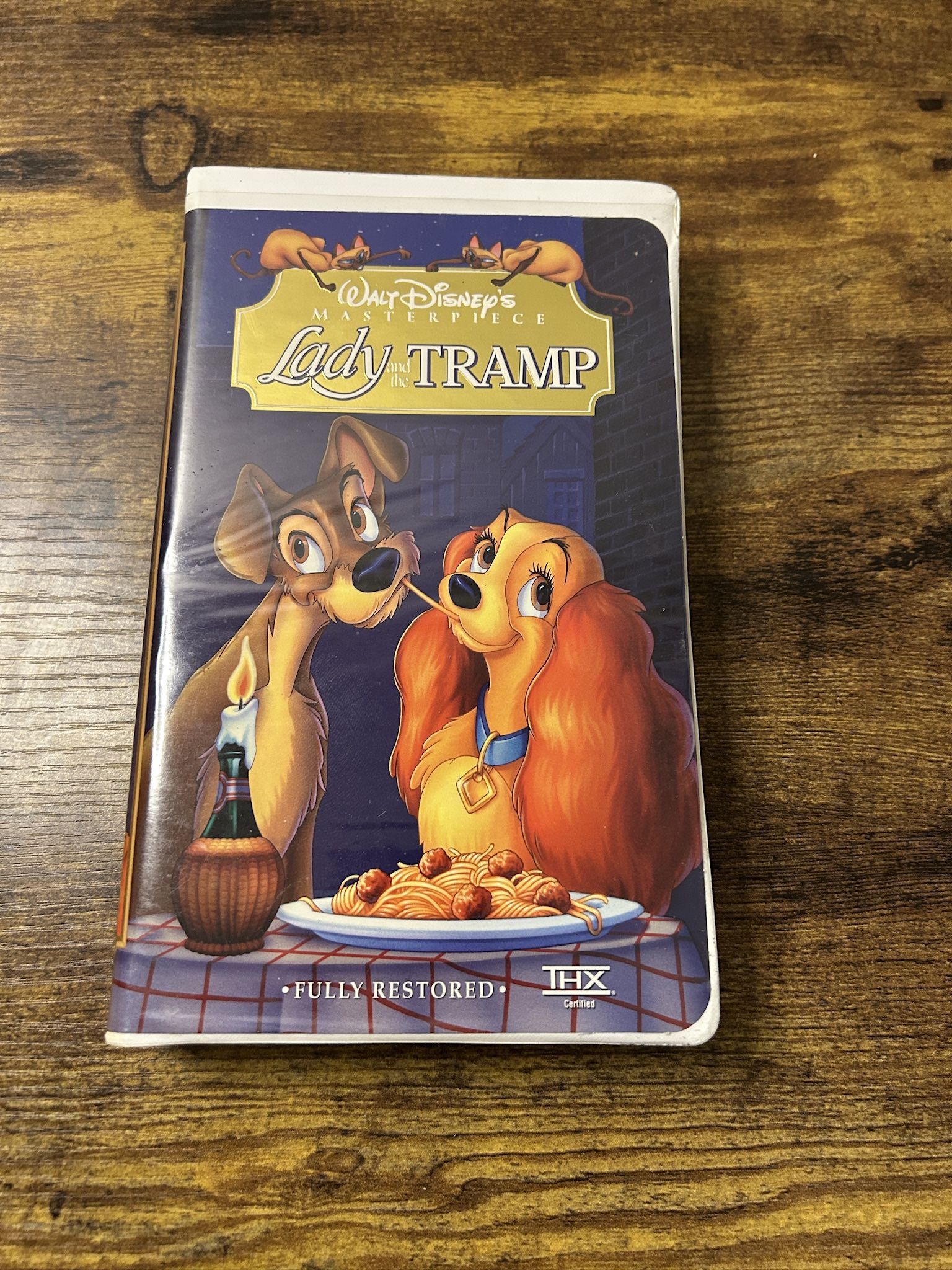 🎶 Walt Disney’s Lady and the Tramp — Masterpiece VHS 🐶🍝
